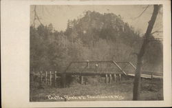 Castle Rock Fennimore, WI Postcard Postcard Postcard