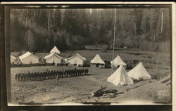 Army Camp Postcard