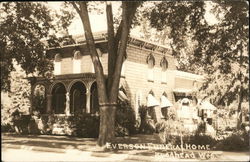 Everson Funeral Home, Brodhead, Wis. Postcard