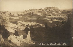 As seen in Slim Buttes South Harding, SD Postcard Postcard Postcard