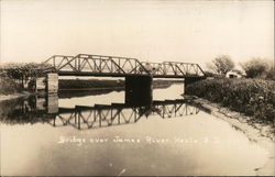 Bridge Over James River Hecla, SD Postcard Postcard Postcard