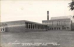 St. Josephs Catholic School & Church Postcard