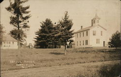 School House Postcard