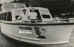 Art & Don of the Boat Wisconsin Boats, Ships Postcard Postcard Postcard