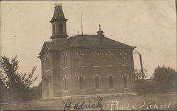 Public School Hedrick, IA Postcard Postcard Postcard