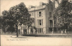 The Virginia Club Richmond, VA Postcard Postcard Postcard