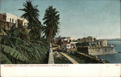 Governor's Palace and Casablanca Postcard