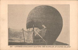 Anrees Balloon Leaving the Hangar Hot Air Balloons Postcard Postcard Postcard