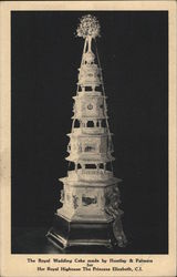 The Royal Wedding Cake Made by Huntley & Palmers Postcard