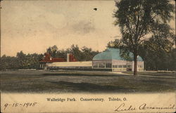 Walbridge Park, Conservatory Postcard