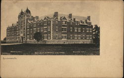 Berks Hall and Rhoads Hall, New Muhlenberg College Allentown, PA Postcard Postcard Postcard