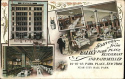 Souvenir from Kalil's Park Place Restaurant and Rathskeller Postcard