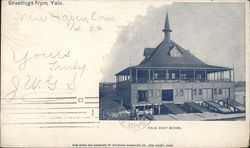 Yale Boat House New Haven, CT Postcard Postcard Postcard