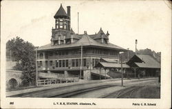 L.V.R.R. Station Allentown, PA Postcard Postcard Postcard