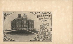 York High School York Corner, ME Postcard Postcard Postcard