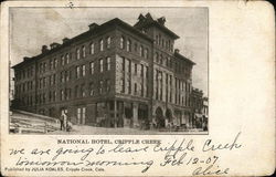 National Hotel Cripple Creek, CO Postcard Postcard Postcard