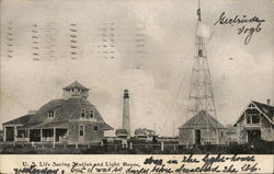 U.S. Life Saving Station and Light House Cape May, NJ Postcard Postcard Postcard