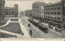 North on Main Street from the Livingston Building Postcard