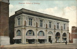 Emerson School of Oratory Boston, MA Postcard Postcard Postcard