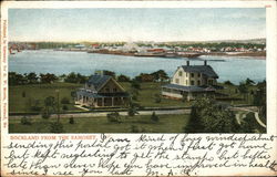 Rockland From the Samoset Maine Postcard Postcard Postcard