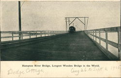 Hampton River Bridge Hampton Beach, NH Postcard Postcard Postcard