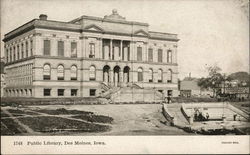 Public Library Des Moines, IA Postcard Postcard Postcard