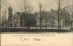 Dormitory Buildings, Harvard College Cambridge, MA Postcard Postcard Postcard