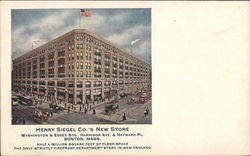 Henry Siegel Company Boston, MA Postcard Postcard Postcard