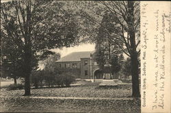 Goodnow Library Sudbury, MA Postcard Postcard Postcard