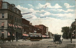 North Street Pittsfield, MA Postcard Postcard Postcard