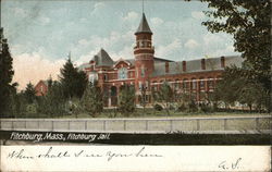 Fitchburg Jail Massachusetts Postcard Postcard Postcard