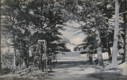 The Swings at the Pines Groveland, MA Postcard Postcard Postcard