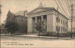 The Court Houses Salem, MA Postcard Postcard Postcard