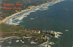 Yaquina Head Oregon Coast Newport, OR Postcard Postcard