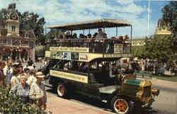 Disneyland Omnibus Postcard