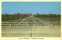 View On Richmond Petersburg Turnpike Postcard