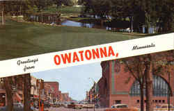 Greetings From Owatonna Minnesota Postcard Postcard