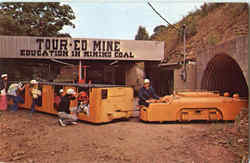 Tour-Ed Mine Tarentum, PA Postcard Postcard