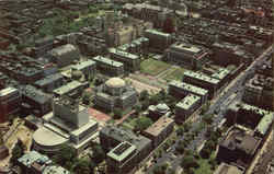 Aerial View Of Columbia University Section Postcard