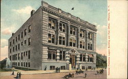 National Protective Legion Building and Post Office Postcard