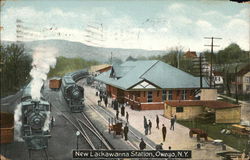 New Lackawanna Station Postcard