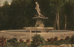 The Fountain, Mt. Madonna Gilroy, CA Postcard Postcard Postcard