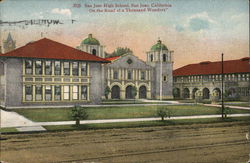 San Jose High School California Postcard Postcard Postcard