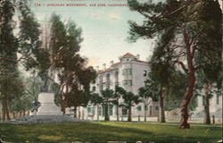 McKinley Monument San Jose, CA Postcard Postcard Postcard