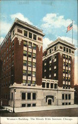 Women's Building, The Moody Bible Institute Chicago, IL Postcard Postcard Postcard