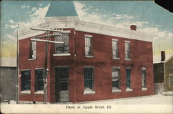 Bank of Apple River Illinois Postcard Postcard Postcard