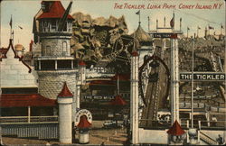 The Tickler, Luna Park, Coney Island New York, NY Postcard Postcard Postcard