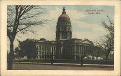 Kansas State Caitol Topeka, KS Postcard Postcard Postcard