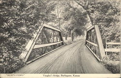 Vaughn's Bridge Burlingame, KS Postcard Postcard Postcard