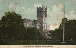 Scott Building, National Soldiers' Home Washington, DC Washington DC Postcard Postcard Postcard